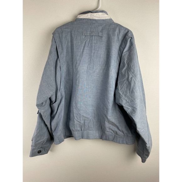Vintage Clipper Mist Londontown USA Chambray Wind Breaker Stranger Things Sz XL - Picture 3 of 8